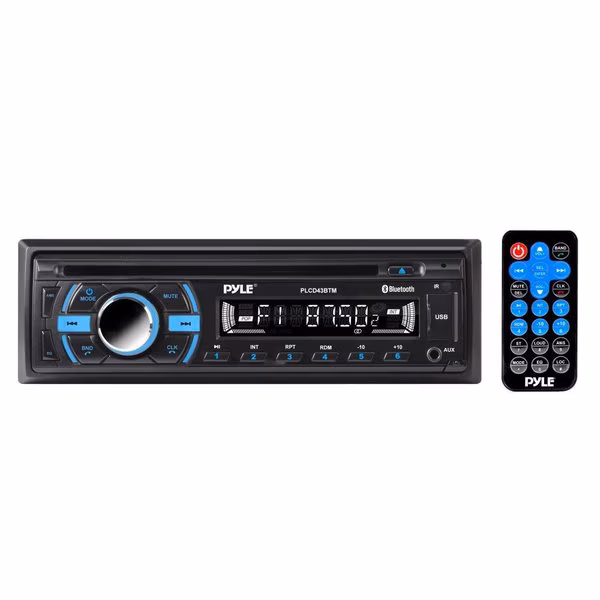 In-Dash Radio & Cd/MP3 Player, Pyle, Mfr#: PLCD43BTM